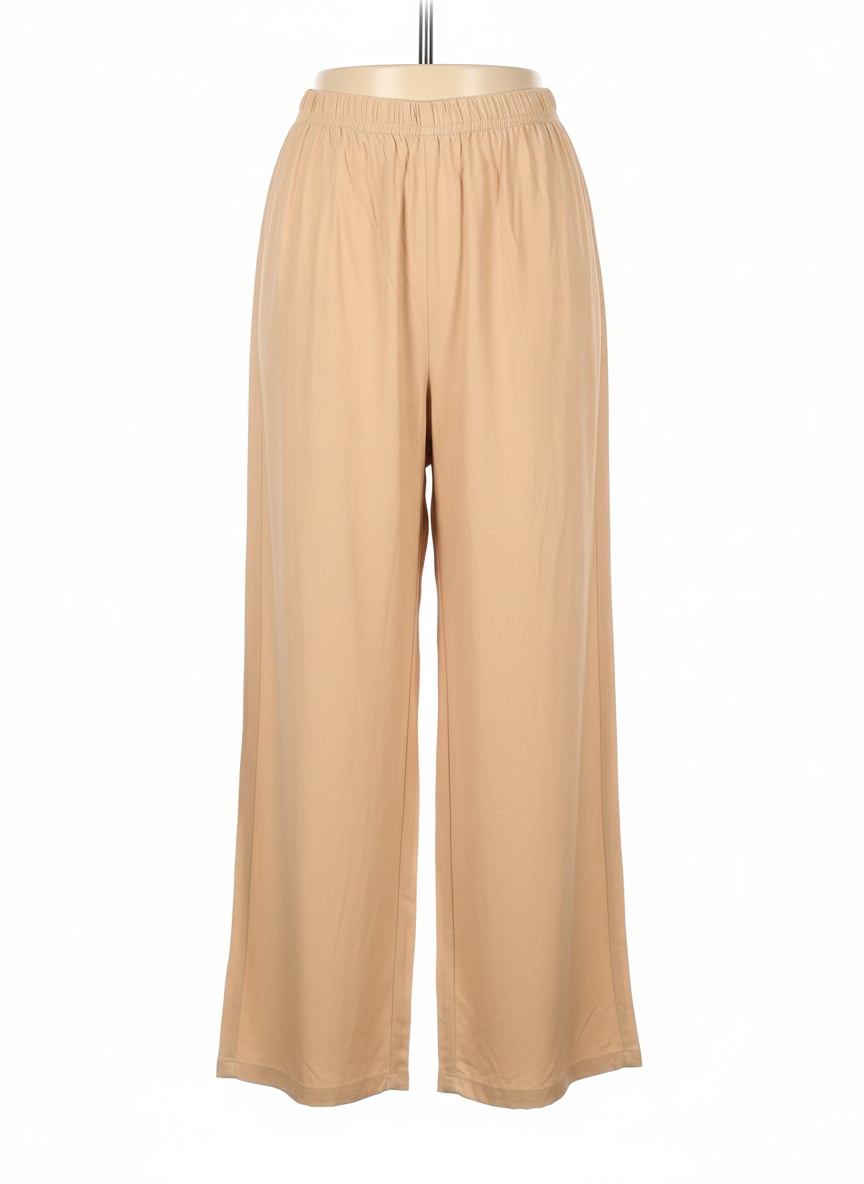 Essential Wide-Leg Palazzo Pants - High Waisted & Flowy