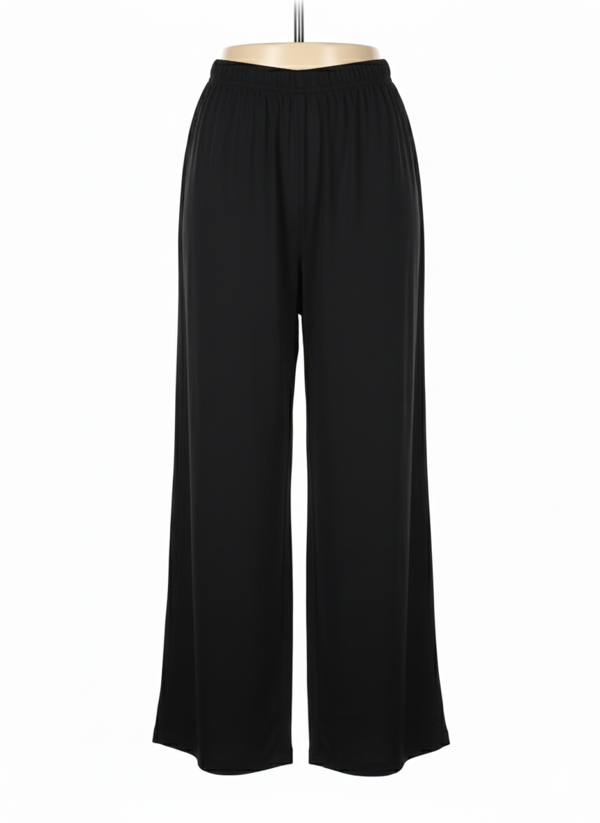 Essential Wide-Leg Palazzo Pants - High Waisted & Flowy